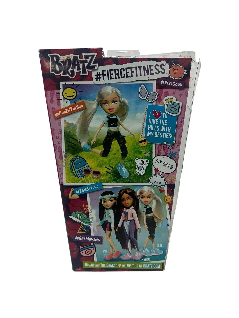 Bratz Fierce Fitness Cloe Doll y2k fear to hike